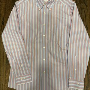 Men's Striped Button-Down Shirts